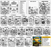 GiltGiggle Military Edition sample coloring pages and download package preview