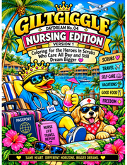 GiltGiggle Daydream No. 04 Nursing Edition digital coloring book cover